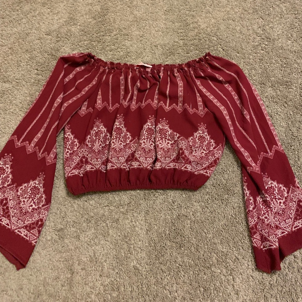 fancy design flowy long sleeve